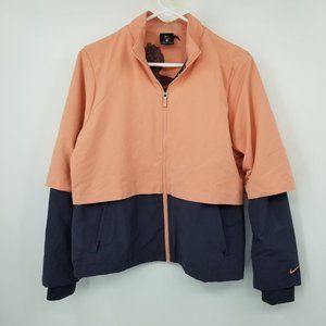 Nike Shield Women's Multicolor Golf Long Sleeve Lightweight‎ Jacket Size Medium